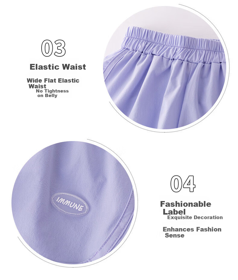 Moonkids Girls Sports Set Kids 2026 New Quick-Dry Ice Silk Shorts Badminton Training Clothes for Girls 5